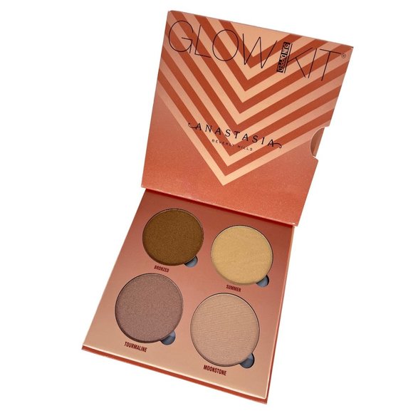 NIB Anastasia Beverly Hills Sun-Dipped Glow Kit, 4 x Warm-Bronze Highlighters - Picture 2 of 9